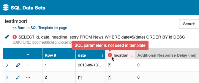 SOAtest and Virtualize with CTP 2021.2 > Working with SQL Data Sets > ctp-td-sql-params-view-add-param-missing-param-both-places-error-20211.png