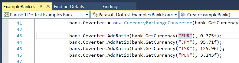 Parasoft dotTEST 2021.2 > Viewing Code Duplicate Analysis Findings > image2018-7-13_16-51-56.png