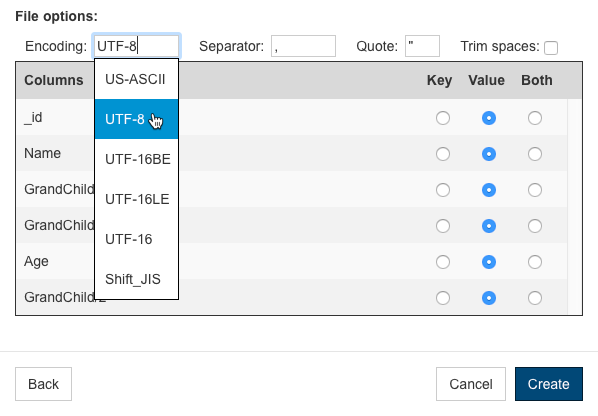 SOAtest and Virtualize with CTP 2021.2 (Japanese) > Working with Simple Data > tdm-add-importCSV-dataset-opts-dropdown.png