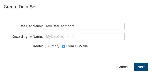 SOAtest and Virtualize with CTP 2021.2 (Japanese) > Working with Simple Data > tdm-add-importCSV-dataset.png