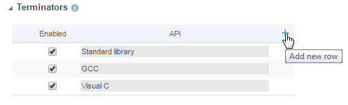 Parasoft DTP 5.3.0 > Editing Test Configurations > dtp-tc-terminators-table.png