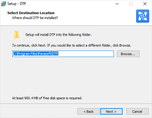 Parasoft DTP 2022.2 > New DTP Installations > dtp-inst-win-app-dir-20201.png