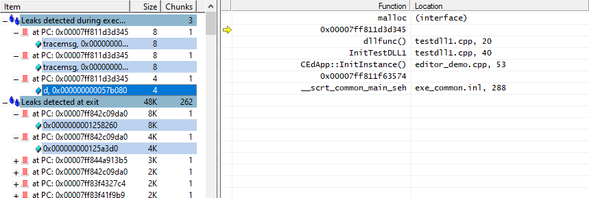 Insure++ 2022.1 > Monitoring Memory Leaks > ins-insra-leak-summary-report-message-details-windows-20211.png