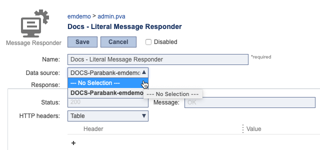SOAtest and Virtualize with CTP 2022.2 > Adding and Editing Message Responders > ctp-add-lit-mess-repond-datasource-20201.png