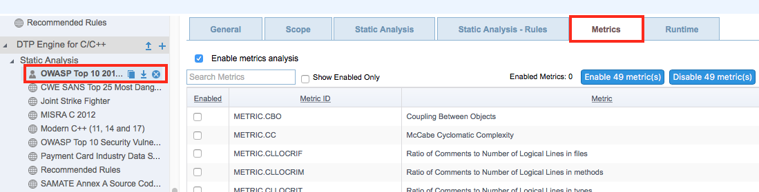 Parasoft C/C++test Professional 2023.1 (Eclipse) > Metrics Calculation > cpptest-dt-test-config-metrics-tab.png
