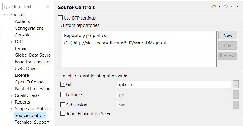 Parasoft C/C++test Professional 2023.1 (Visual Studio) > Connecting to Source Control > image2020-12-28_14-57-40.png