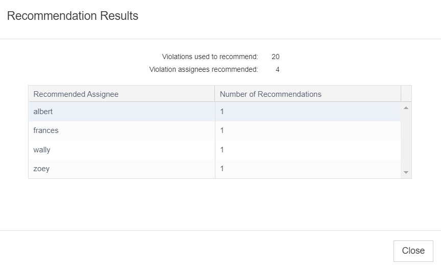 Parasoft DTP 2023.2 > Using the Machine Learning Feature - Recommending Assignees > image9.png