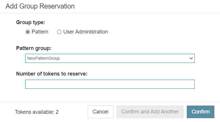 Parasoft DTP 2023.2 > Reserving Licenses > Add-Group-Reservation-dialog.png