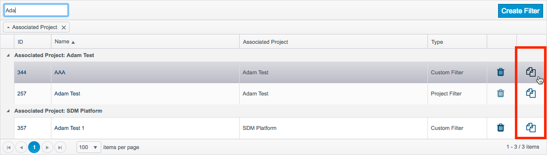 Parasoft DTP 2023.2 > Creating and Managing Filters > dtp-manage-filters-dup.png