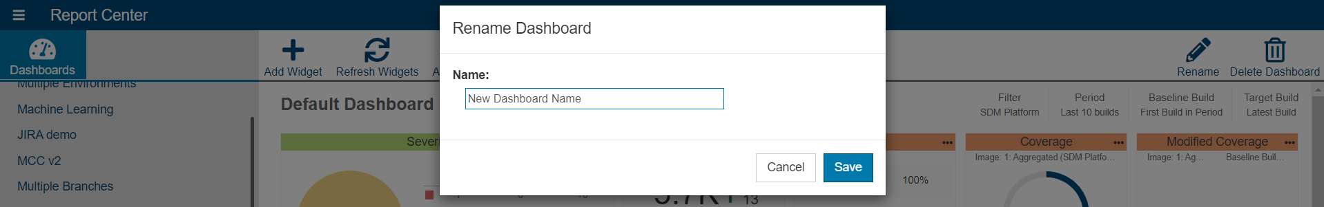 Parasoft DTP 2023.1 > Adding Dashboards > Dashboard-rename-dashboard-dialog.png