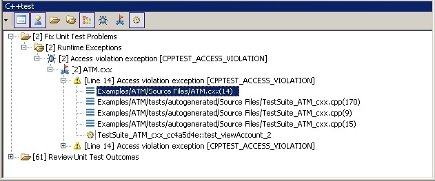 Exercise 7 Review Unit Test Results And Fix Unit Test Problems Parasoft C Test 10 3 3 Visual Studio Parasoft Documentation