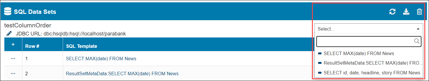 SOAtest and Virtualize with CTP 2024.1 > Working with SQL Data Sets > sql-data-set-data-rec-view-toolbar.png