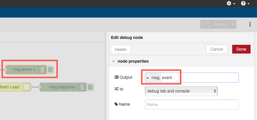 Parasoft DTP 2024.2 > Send Emails Based on DTP Events > dep-tutorial-dc-error-email-flow-msg-payload-node-20201.png