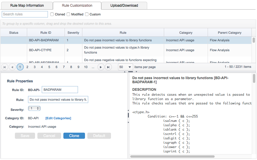 Parasoft DTP 5.3.3 > Customizing Rule Properties > dtp-rule-customization.png