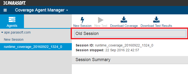 Parasoft DTP 5.3.3 > Using the CAM GUI > cam-rename-session.png