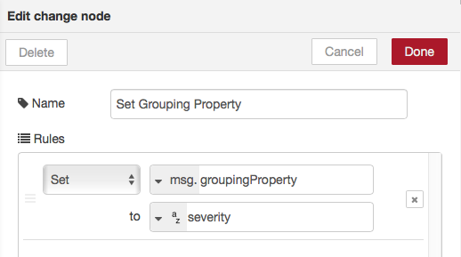 Parasoft DTP 5.3.3 > Using the Tasks from Violations Flow > dep-tut-set-grouping-prop-node.png