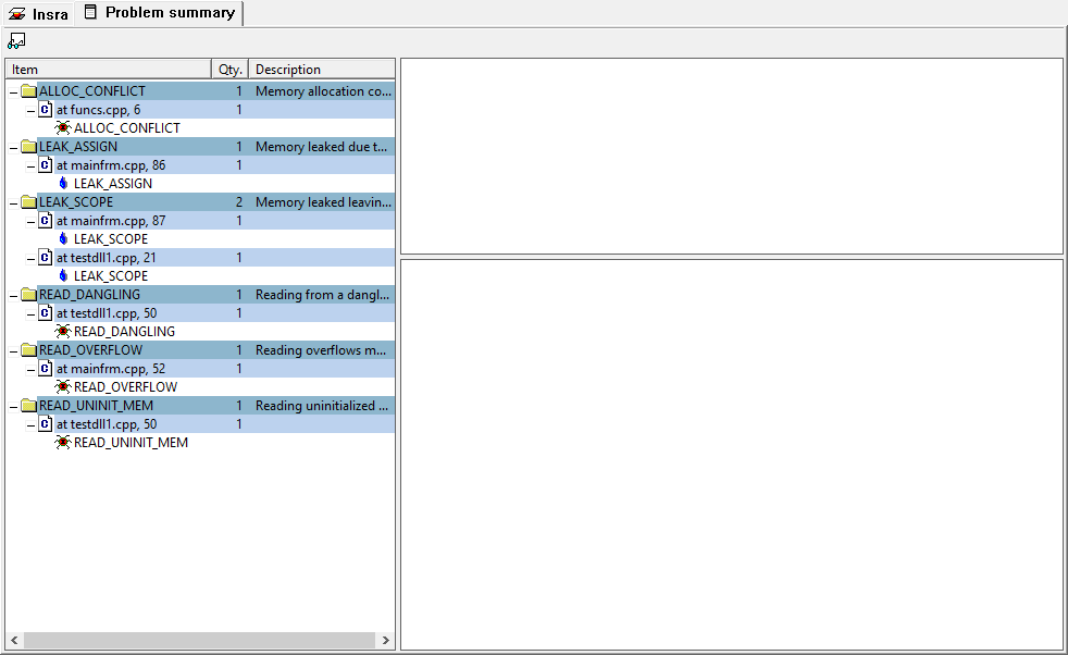 Insure++ 2024.1 > Finding Bugs > ins-insra-problem-summary-report-full-windows-20211.png