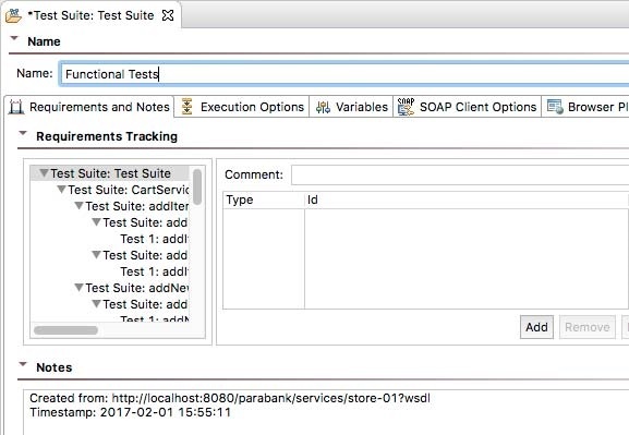 SOAtest and Virtualize with CTP 2025.1 > Creating Test Suites for Unit Tests > Functional Tests.jpg