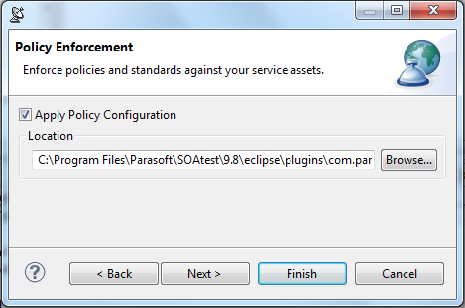 SOAtest and Virtualize with CTP 2025.1 > Design and Development Policy Enforcement > PolicyEnforcement.png