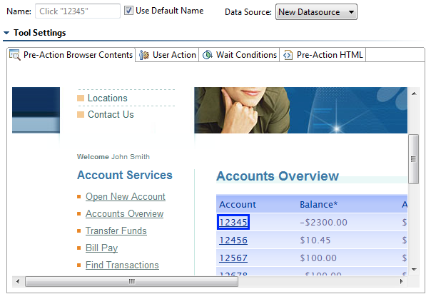 SOAtest and Virtualize with CTP 2025.1 > Web Functional Testing > AccountsOverview.png