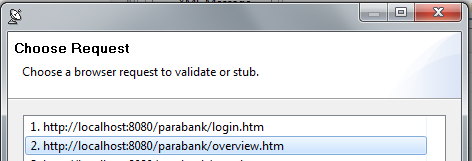SOAtest and Virtualize with CTP 2025.1 > Web Functional Testing > ChooseRequest.png