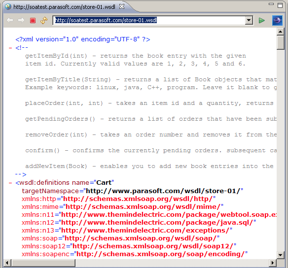 SOAtest and Virtualize with CTP 2025.1 > Viewing WSDL Contents > 8.png