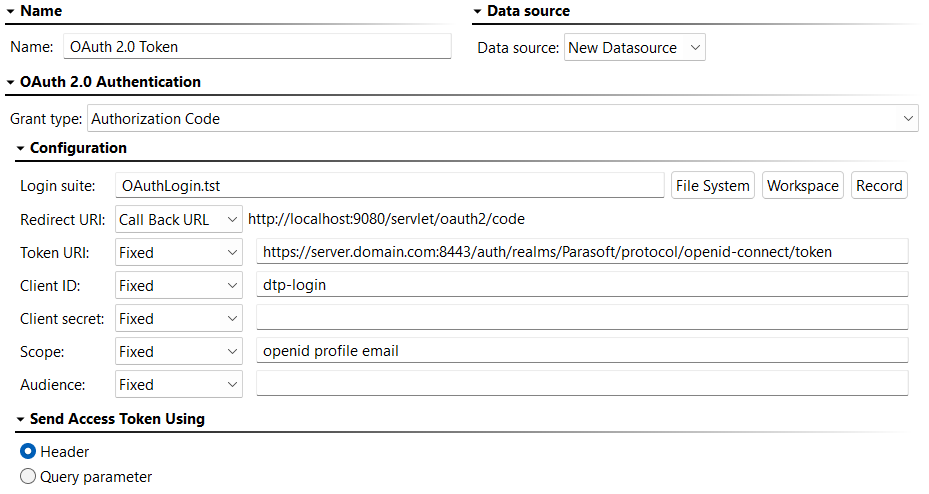 SOAtest and Virtualize with CTP 2025.1 > OAuth Authentication > OAuth-2.0_Auth-Code_settings.png
