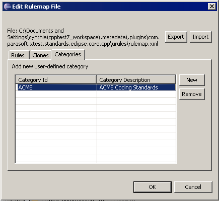 SOAtest and Virtualize with CTP 2025.1 > Modifying Rule Categories IDs Names and Severity Levels > Category.png