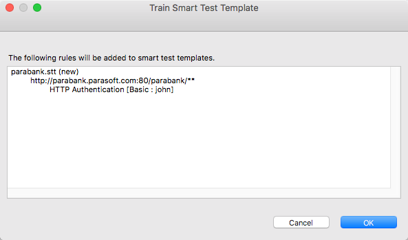 SOAtest and Virtualize with CTP 2025.1 > SOAtest Smart API Test Generator Tutorial > ssatg-tut-transfer-train-ssatg-confirm-desktop.png