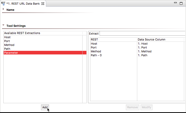 SOAtest and Virtualize with CTP 2025.1 > REST URL Data Bank > rest-url-db1.png