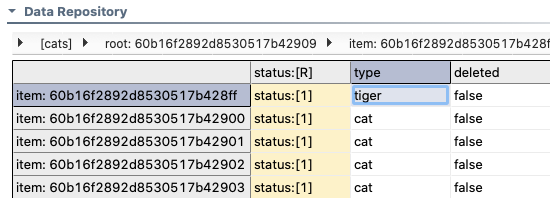 SOAtest and Virtualize with CTP 2025.1 > Data Repository CRUD Tool > crud-tut-update-result-20212.png