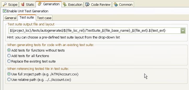 Parasoft C/C++test Professional 2024.2 for Visual Studio (Japanese) > Exercise 1 - Generating Unit Tests > image2023-5-23_18-56-55.png