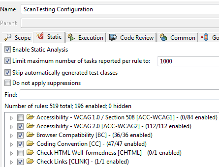 SOAtest and Virtualize 9.10.5 > Web Static Analysis > 17.png