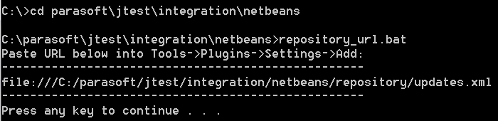 Parasoft Jtest 10.4.0 > Plugin for NetBeans > image2016-9-6 11:35:1.png