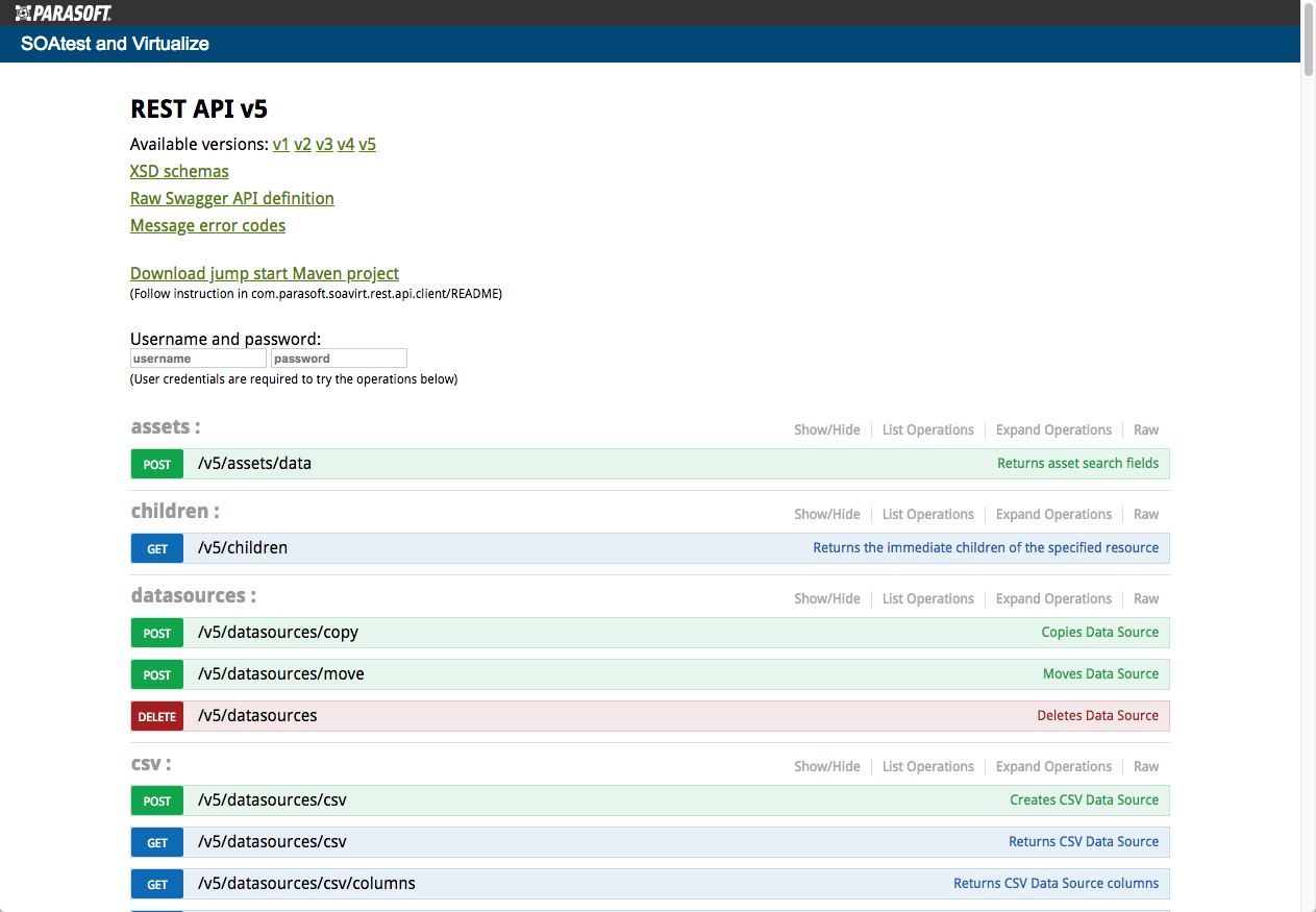 Testing through the REST API - SOAtest 9.10.6 - Parasoft Documentation