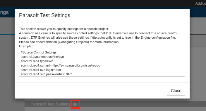 プロジェクトでの Parasoft Test の設定 - Parasoft DTP 5.4.1 (Japanese) - Parasoft ...