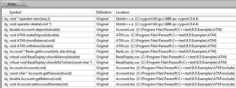 Parasoft C/C++test Professional 10.4.2 (Eclipse) > Exercise 4 - Generate Stubs for Missing or Undefined Functions > 15.jpg