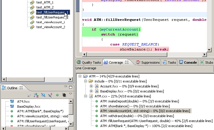 Parasoft C/C++test Professional 10.4.2 (Eclipse) > Exercise 8 - Reviewing Code Coverage Results and Expanding Code Coverage > 6.png