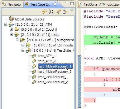 Parasoft C/C++test Professional 10.4.2 (Eclipse) > Exercise 8 - Reviewing Code Coverage Results and Expanding Code Coverage > 7.png