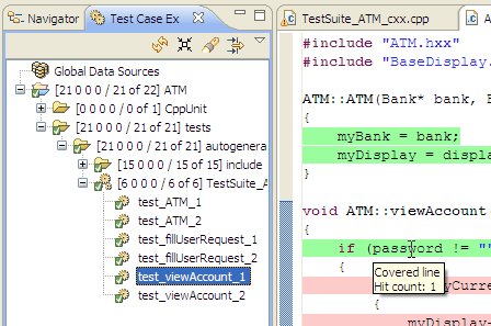 Parasoft C/C++test Professional 10.4.2 (Eclipse) > Exercise 8 - Reviewing Code Coverage Results and Expanding Code Coverage > 8.png