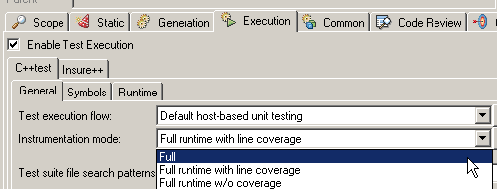 Parasoft C/C++test Professional 10.4.2 (Eclipse) > Exercise 8 - Reviewing Code Coverage Results and Expanding Code Coverage > full.png