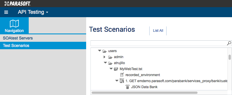 SOAtest and Virtualize 9.10.7 with CTP 3.1.3 > Parasoft Recorder Usage > ssatg-view-test-ctp-9106.png