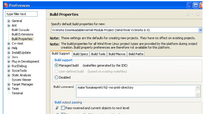 Configuring The Wind River Workbench Environment For The C Test Plug In Parasoft C Test 10 3 2 Eclipse Parasoft Documentation Configuring The Wind River Workbench Environment For The C Test Plug In Parasoft C Test 10 3 2 Eclipse Parasoft Documentation