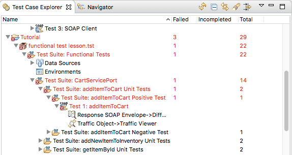 機能テストの結果の確認 Soatest And Virtualize 9 10 8 With Ctp 3 1 4 Japanese Parasoft Documentation