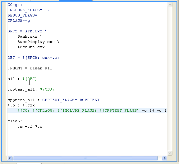 Parasoft C/C++test Professional 10.4.3 for Visual Studio (Japanese) > Adding Options in the Makefile or Visual Studio Project > Adding Options in the Makefile.png