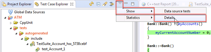 Parasoft C/C++test Professional 10.4.3 for Visual Studio (Japanese) > Reviewing Test Execution Results > cpptest-show-test-case-expl-details-1040.png
