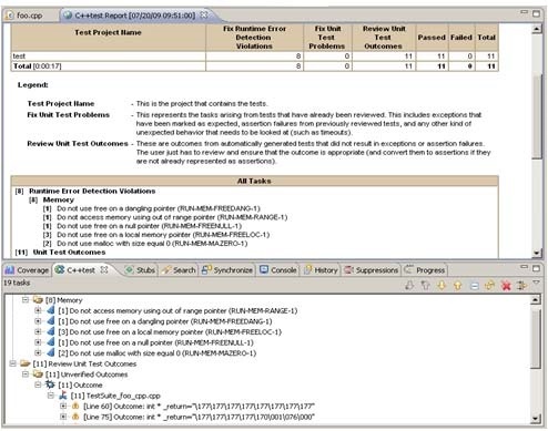 Parasoft C/C++test Professional 10.4.3 for Visual Studio (Japanese) > Runtime Error Detection > 2.jpg