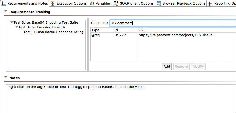 SOAtest and Virtualize 2020.1 > Configuring Test Suite Properties > assoc-tests-suites-reqs3-v9104.png