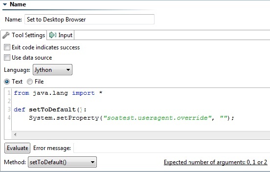 SOAtest and Virtualize with CTP 2020.1 > Mobile Interface Testing > jython.jpg