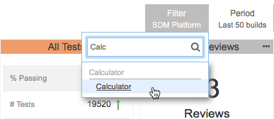 Parasoft DTP 2020.1 (Japanese) > アプリケーション カバレッジのための DTP の準備 > cam-tutorial-add-calc-proj-view-proj-in-dash.png